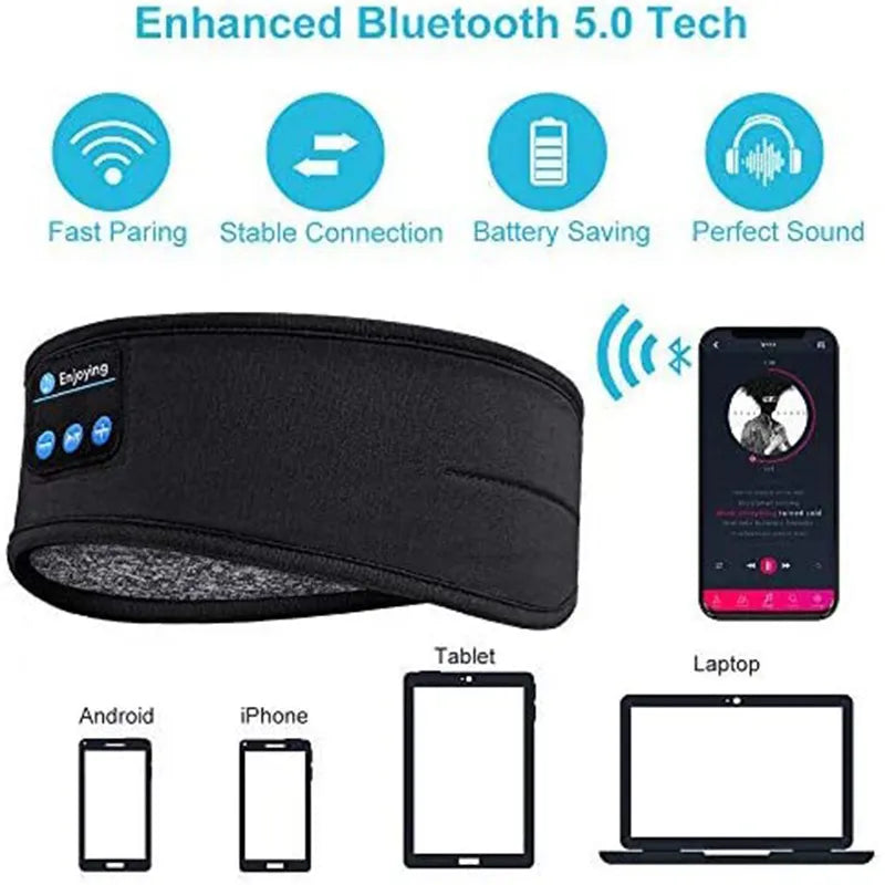 Wireless Bluetooth Sleeping Band Music Headset