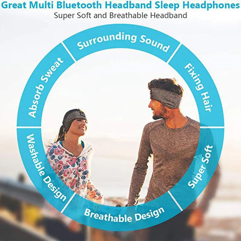 Wireless Bluetooth Sleeping Band Music Headset