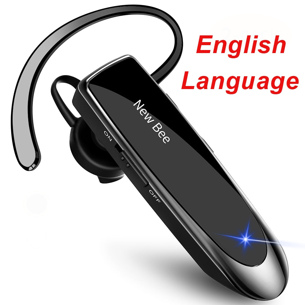 New Bee Bluetooth Headset V5.0 Wireless Earphones