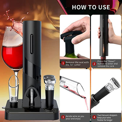 Automatic Corkscrew Electric Wine Opener