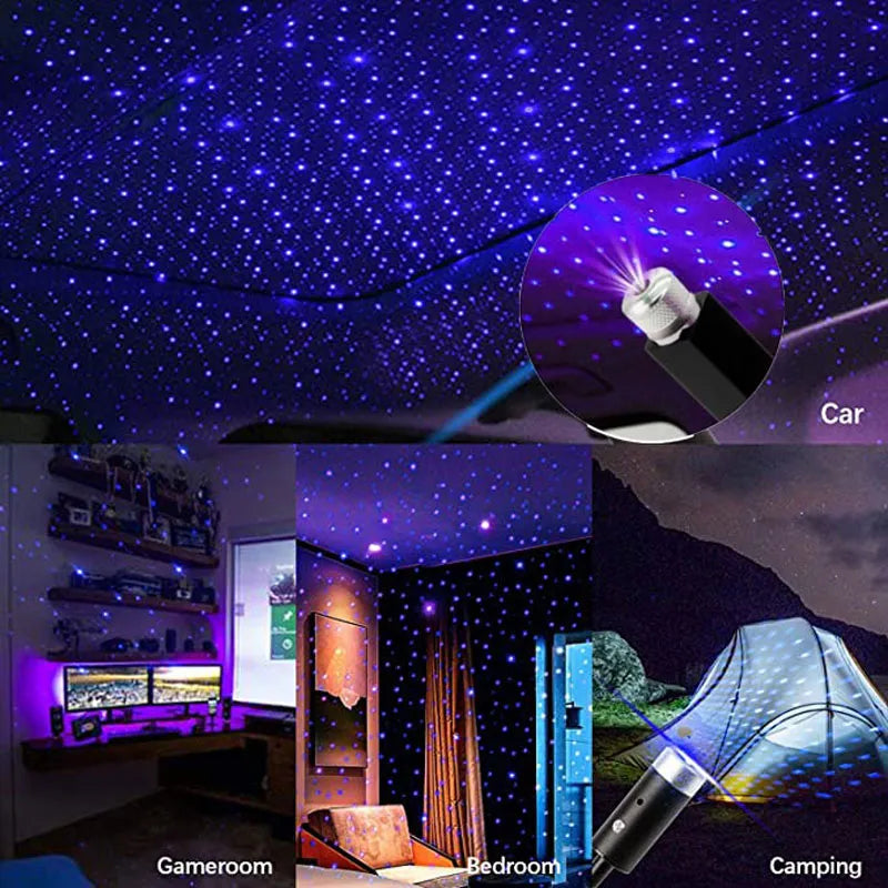 LED Car Roof Star Night Light