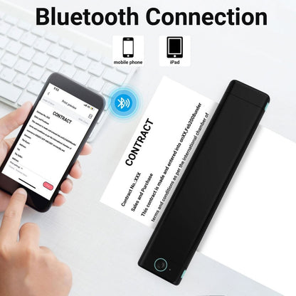 A4 Portable Paper Thermal Printer With Wireless Bluetooth