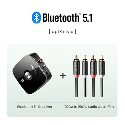 UGREEN Bluetooth RCA Receiver 5.1 aptX HD 3.5mm Jack