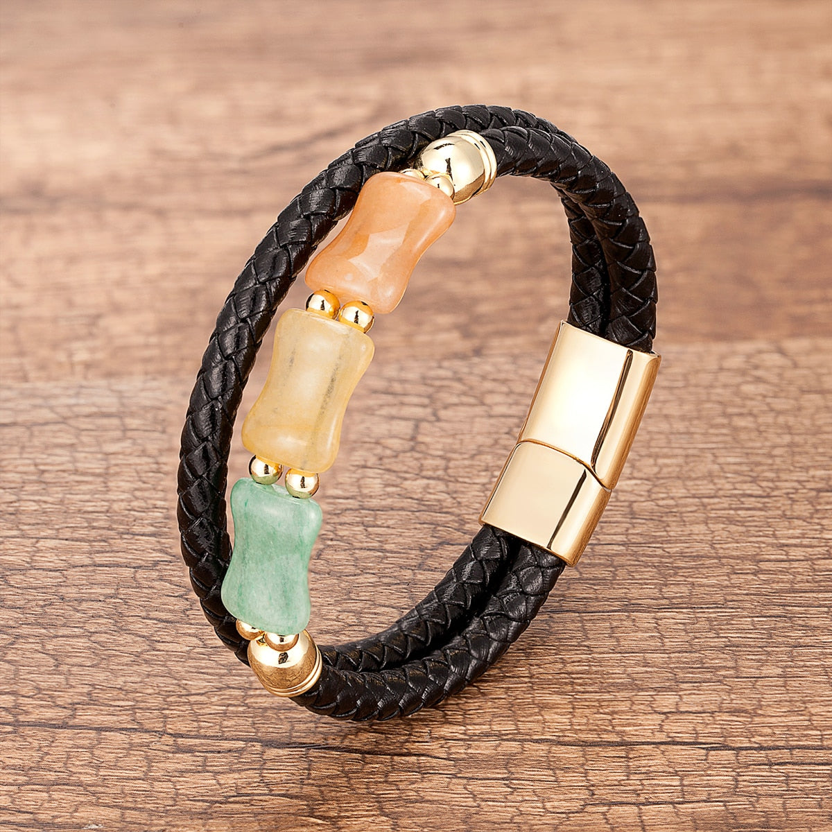 Natural Stone Beads Bracelets For Men Women