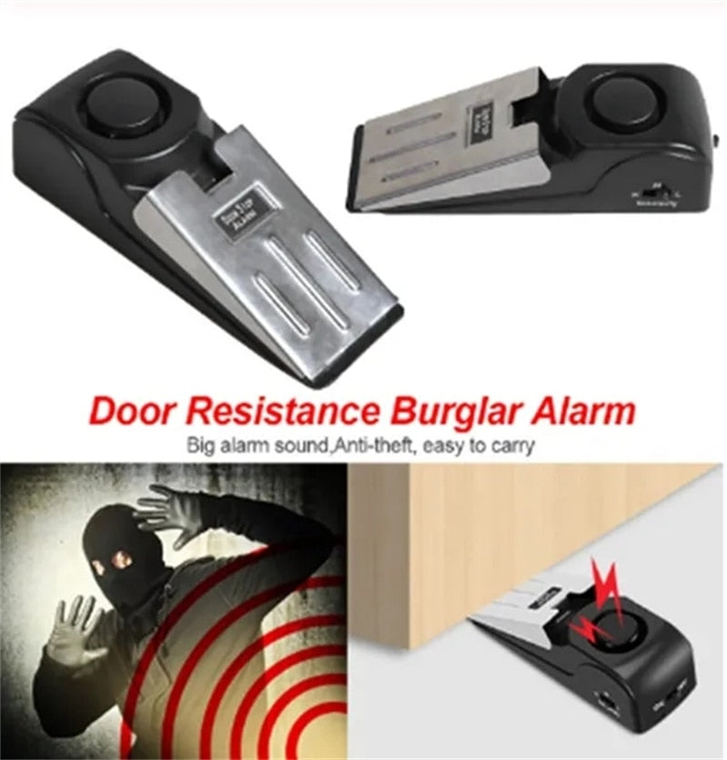 Wedge Shaped Alarm & Anti-theft Door Stopper
